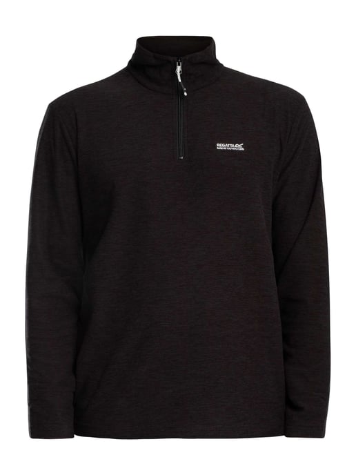 Regatta Thompson Marl Half Zip Fleece, Grey - Image 5