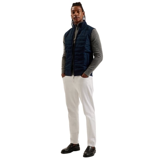Ted Baker Atho Regular Fit Gewatteerd Gilet In Marineblauw - Image 2