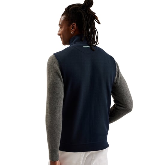 Ted Baker Atho Regular Fit Gewatteerd Gilet In Marineblauw - Image 5
