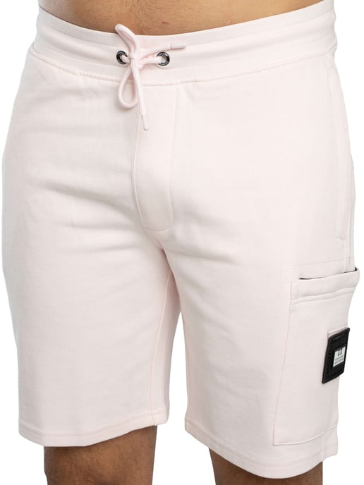 Weekend Offender Hawkins Zip Pocket Sweat Shorts, Pink - Image 5