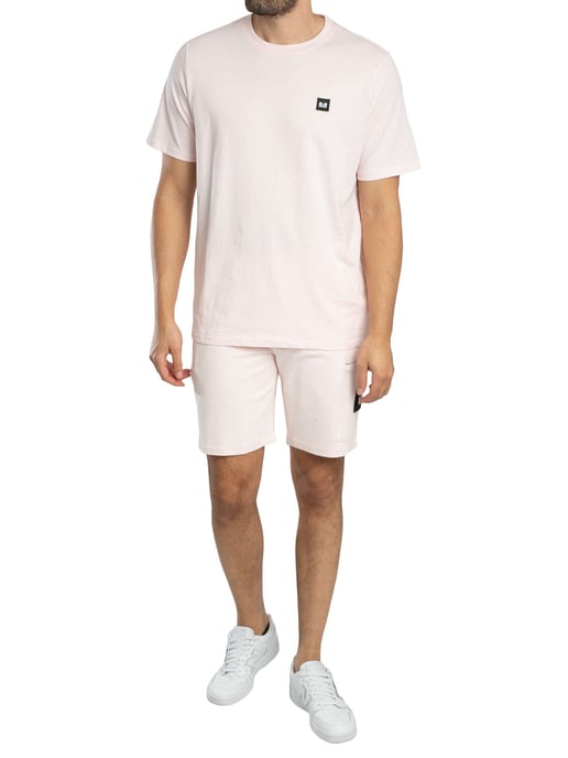Weekend Offender Hawkins Zip Pocket Sweat Shorts, Pink - Image 6