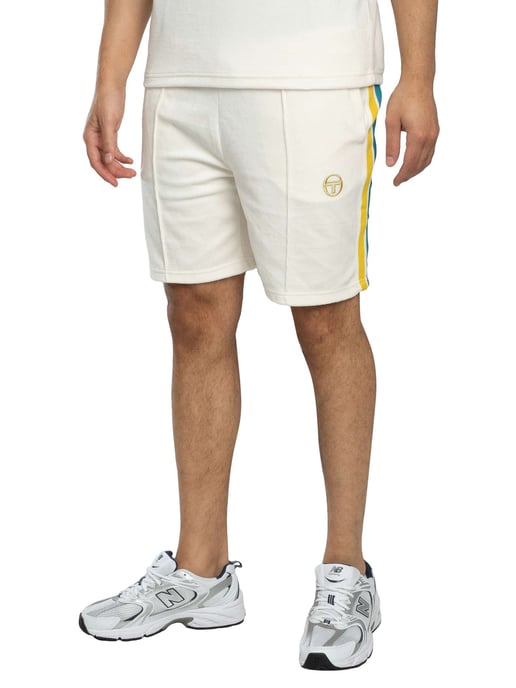 Sergio Tacchini Monte Velour Sweat Shorts, Wit - Image 1