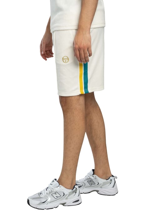 Sergio Tacchini Monte Velour Sweat Shorts, Wit - Image 2