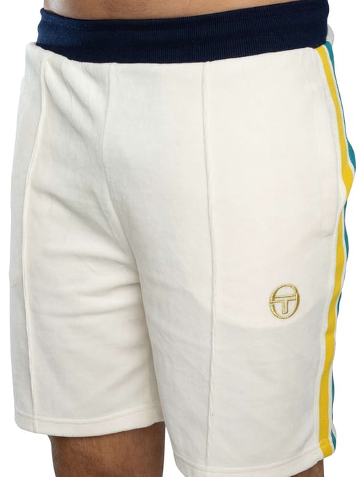 Sergio Tacchini Monte Velour Sweat Shorts, Wit - Image 5