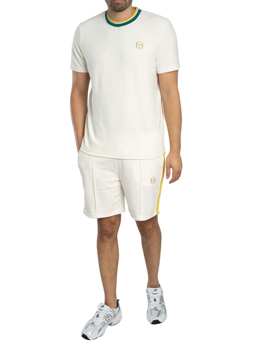 Sergio Tacchini Monte Velour Sweat Shorts, Wit - Image 6