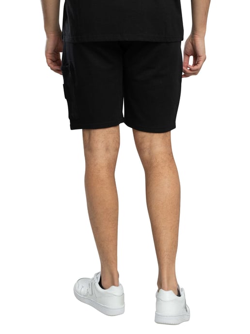 Weekend Offender Hawkins Zip Pocket Sweat Shorts, Black - Image 3