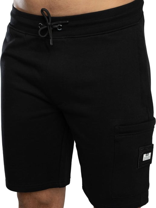 Weekend Offender Hawkins Zip Pocket Sweat Shorts, Black - Image 5