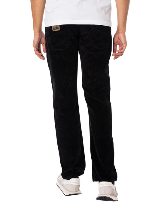 Lois Jeans Nieuwe Dallas Jumbo Cord Jeans, Zwart - Image 3