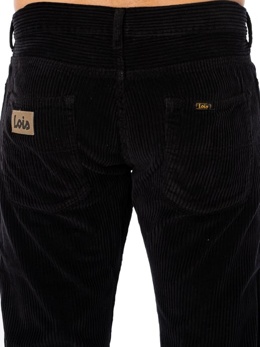 Lois Jeans Nieuwe Dallas Jumbo Cord Jeans, Zwart - Image 4