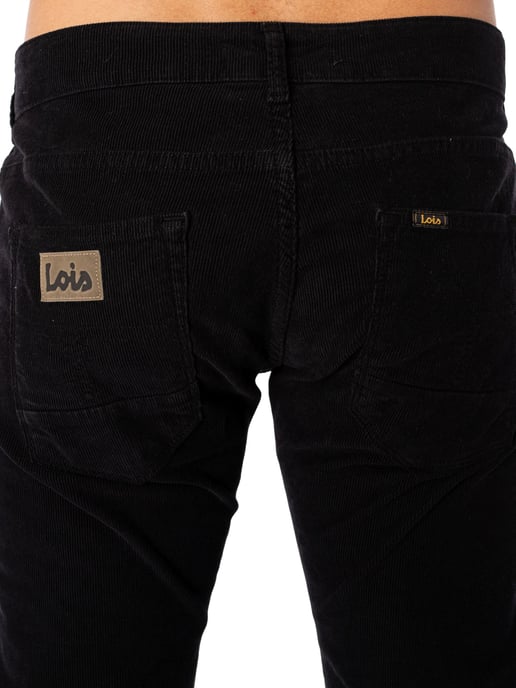 Lois Jeans Sierra Corduroy Jeans, Zwart - Image 4