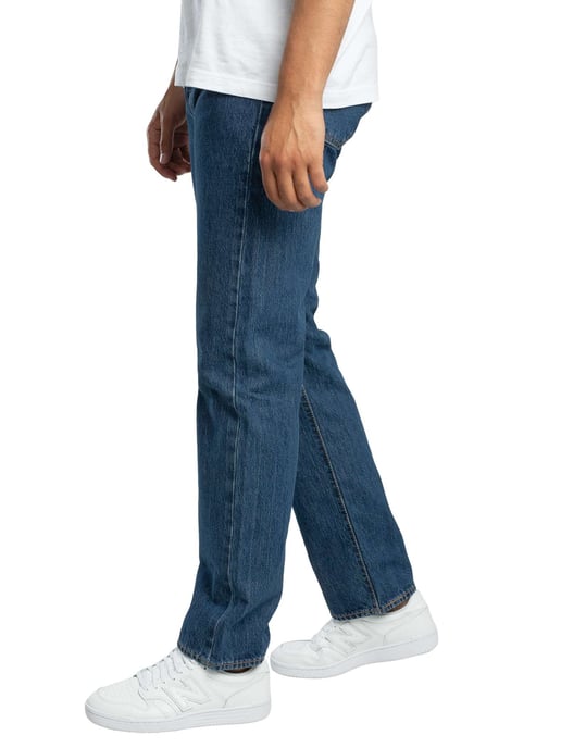 Levi's 501 Original Fit Denim Jeans, Blauw - Image 2