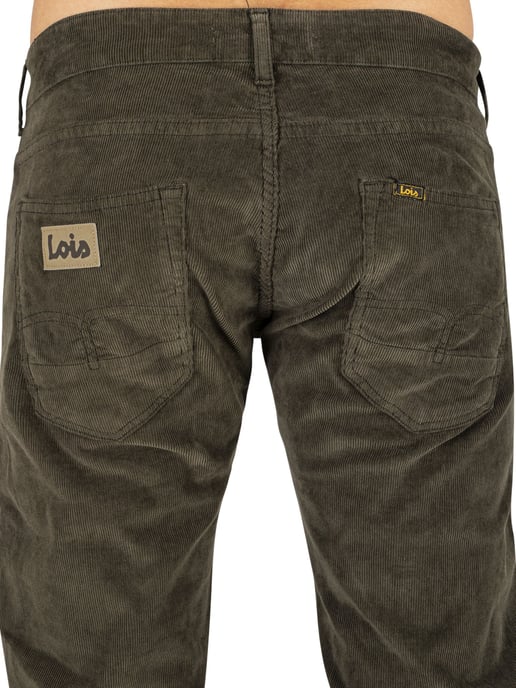 Lois Jeans Sierra Thin Corduroy-Broek, Groen - Image 4
