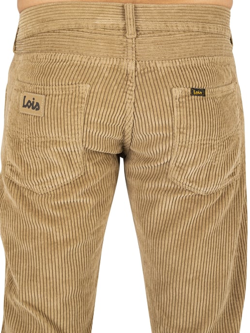 Lois Jeans Nieuwe Dallas Jumbo Cord Jeans, Beige - Image 4