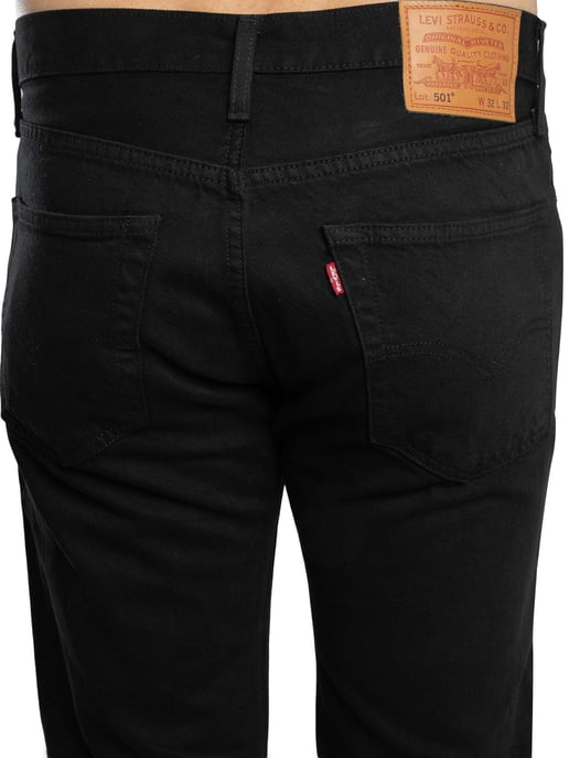 Levi's 501 Spijkerbroek Met Originele Pasvorm, Zwart - Image 4