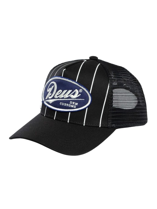 Deus Ex Machina Forecourt Trucker Cap, Black - Image 1