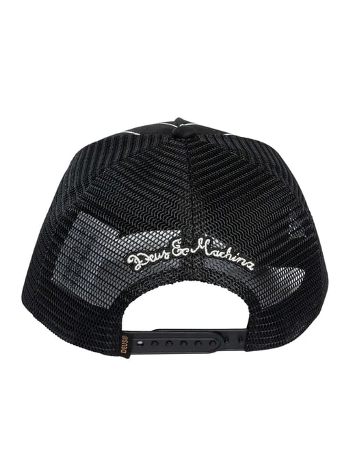 Deus Ex Machina Forecourt Trucker Cap, Black - Image 3