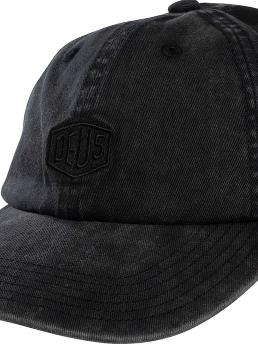 Deus Ex Machina Shield Garment Dye Dad Cap, Zwart - Image 6
