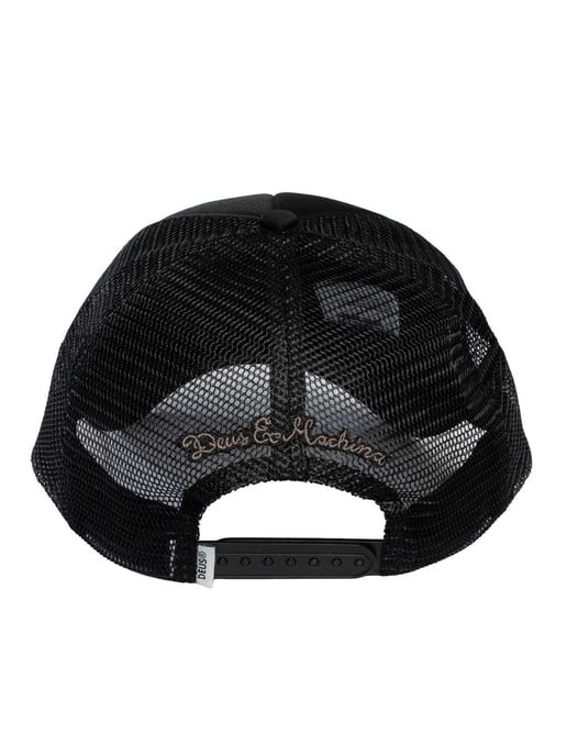 Deus Ex Machina Pillen Trucker Cap, Zwart - Image 3
