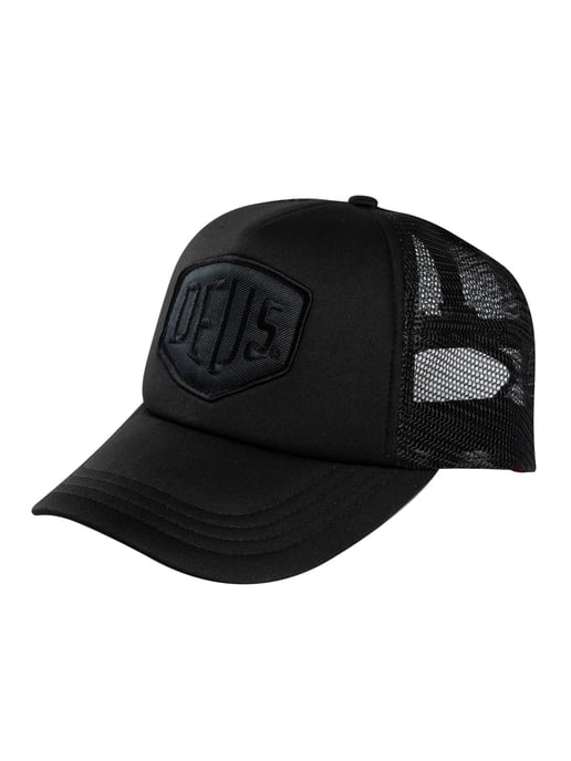 Deus Ex Machina Baylands Trucker Cap, Black - Image 1
