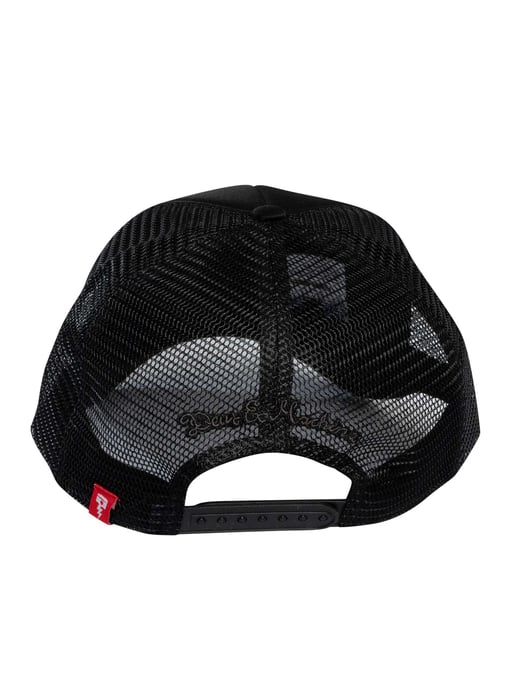 Deus Ex Machina Baylands Trucker Cap, Black - Image 3