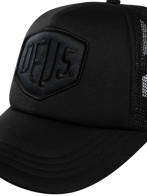 Deus Ex Machina Baylands Trucker Cap, Black - Image 6