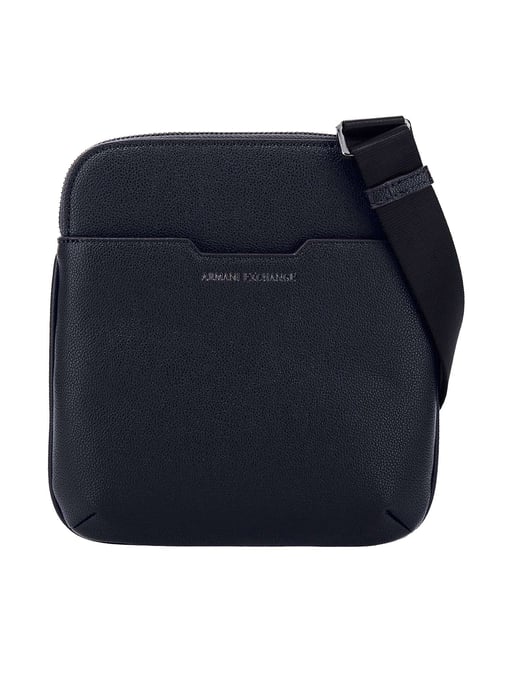Armani Exchange Vierkante Crossbodytas Met Merklogo, Zwart - Image 1