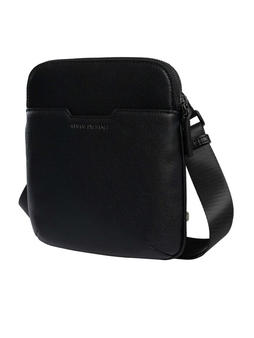 Armani Exchange Vierkante Crossbodytas Met Merklogo, Zwart - Image 2