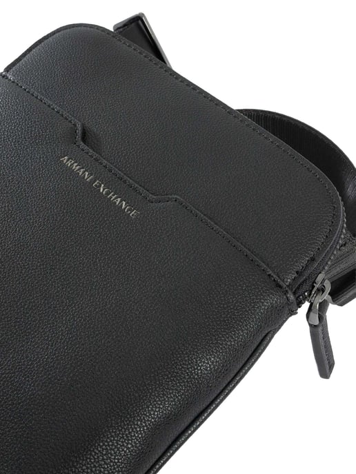 Armani Exchange Vierkante Crossbodytas Met Merklogo, Zwart - Image 6