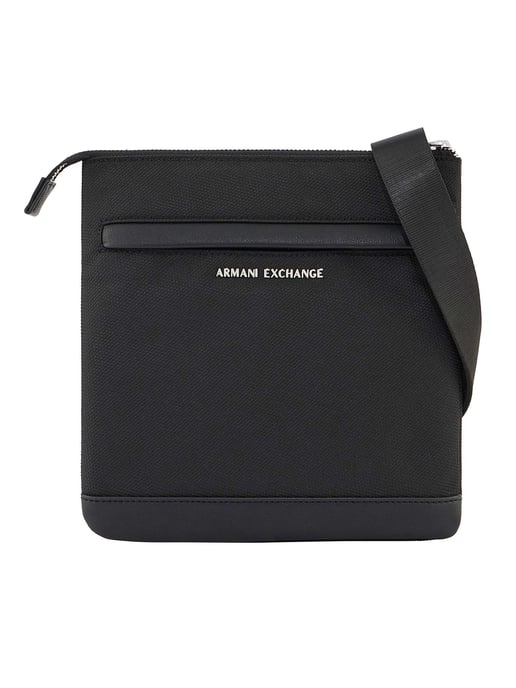 Armani Exchange Singapore Crossbody Bag, Black - Image 1