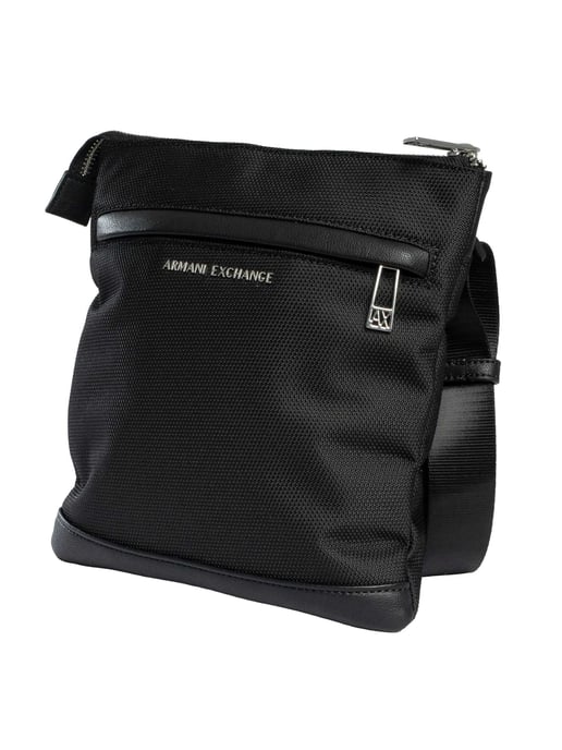 Armani Exchange Singapore Crossbody Bag, Black - Image 2