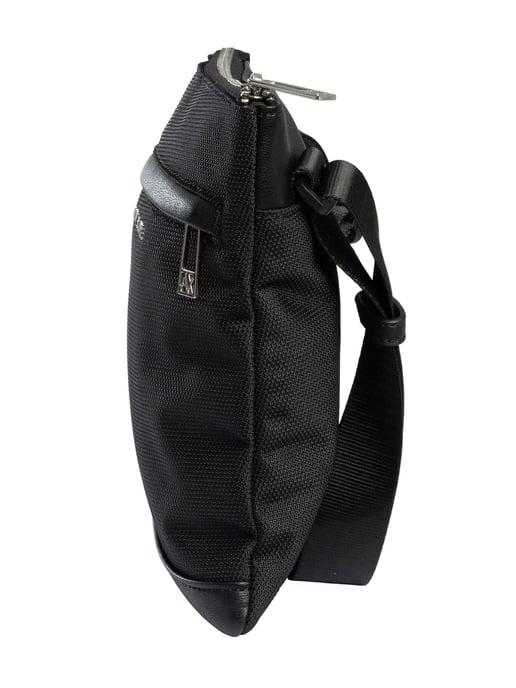 Armani Exchange Singapore Crossbody Bag, Black - Image 3