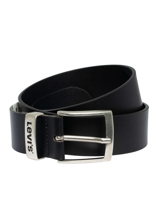 Levi's Legacy Group Leren Riem, Zwart - Image 1