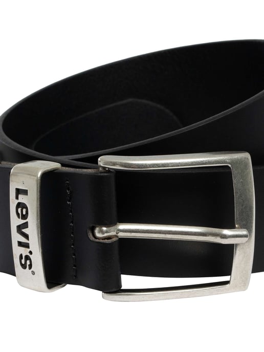 Levi's Legacy Group Leren Riem, Zwart - Image 2