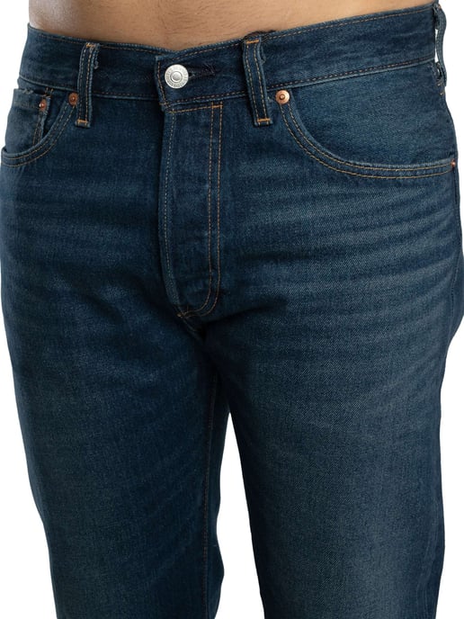 Levi's 501 Original Straight Jeans, Blauw - Image 5