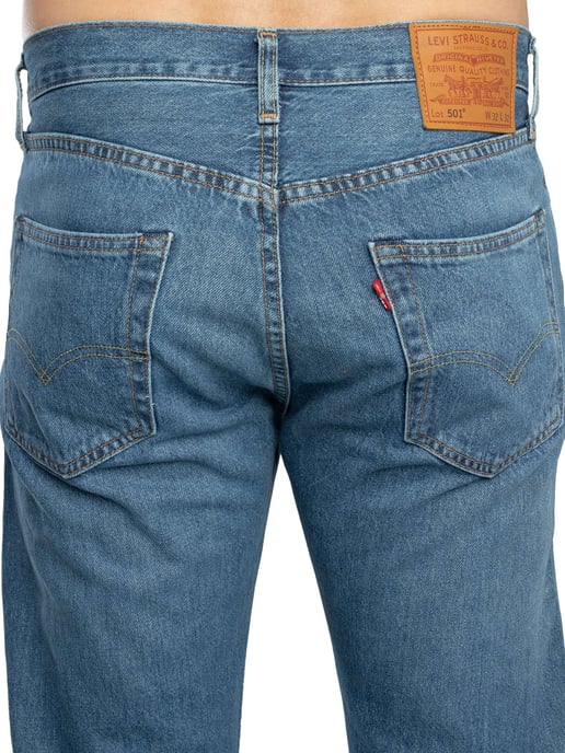 Levi's 501 Originele Thermodapt-Jeans, Blauw - Image 4