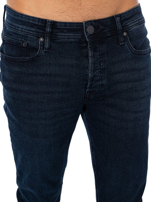 Jack & Jones Glenn Original 260 Slim Jeans, Blue - Image 5