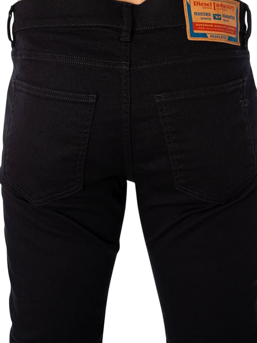 Diesel D-Strukt Slim Jeans, Zwart - Image 4