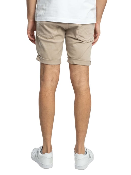 Replay RBJ 981 Denim Tapered Shorts, Beige - Image 3
