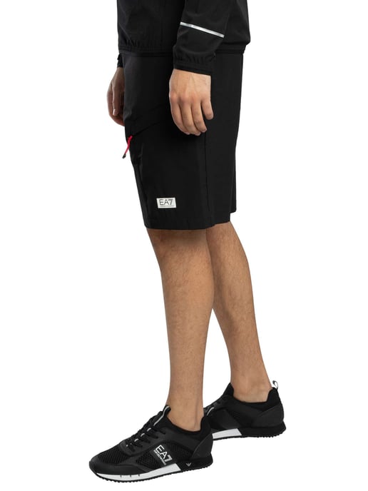 EA7 Lichtgewicht Cargoshorts, Zwart - Image 2