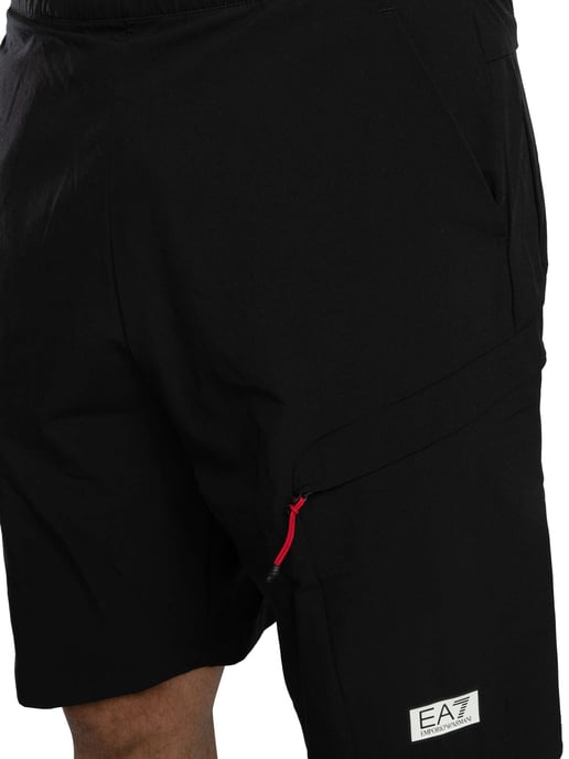 EA7 Lichtgewicht Cargoshorts, Zwart - Image 5