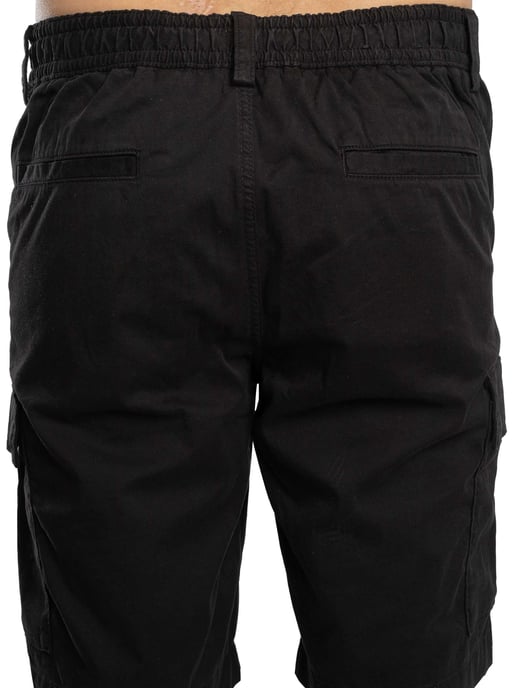 BOSS Sisla Relaxed Cargo Shorts, Black - Image 4