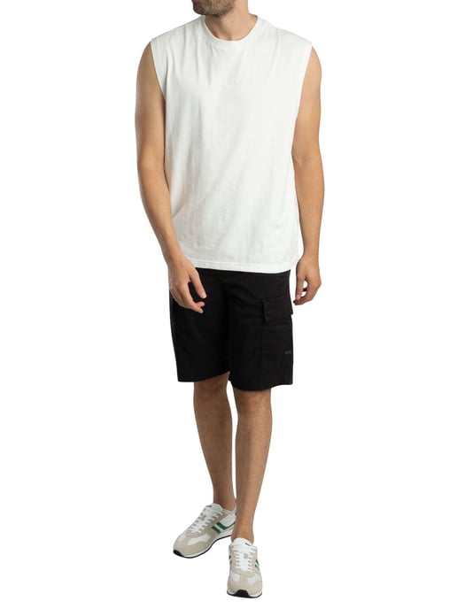 BOSS Sisla Relaxed Cargo Shorts, Black - Image 6