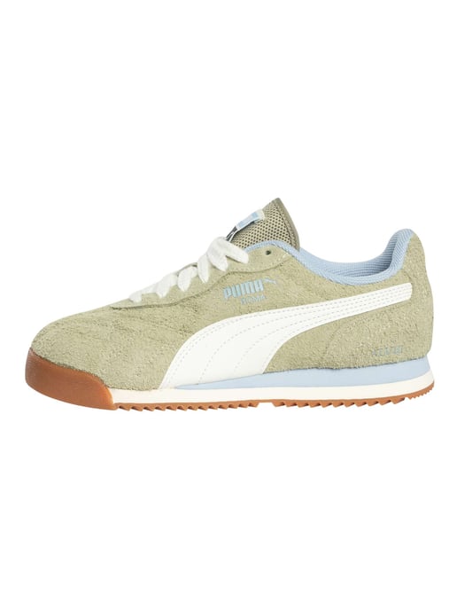 Puma Roma Anniversario Suede Trainers, Green - Image 2
