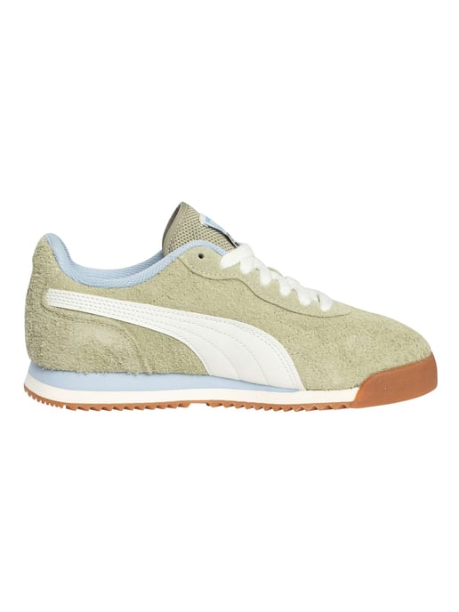Puma Roma Anniversario Suede Trainers, Green - Image 3