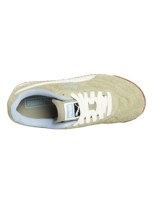 Puma Roma Anniversario Suede Trainers, Green - Image 6