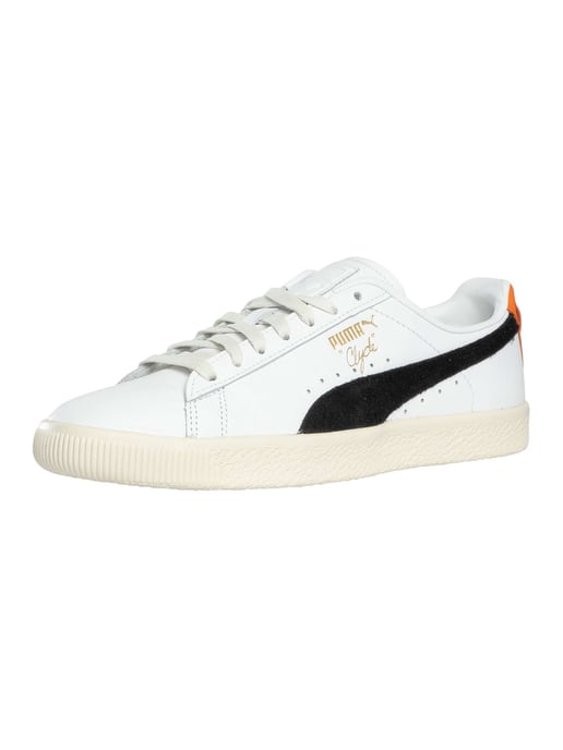 Puma Clyde Base Trainers, White - Image 1