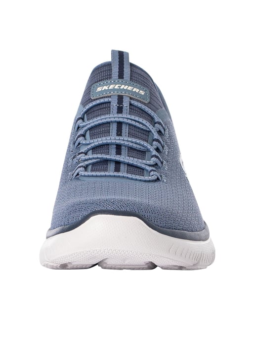 Skechers Slip-ins Summits High Range Trainers, Blue - Image 4