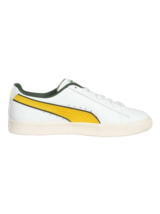 Puma Clyde Varsity Trainers, White - Image 3