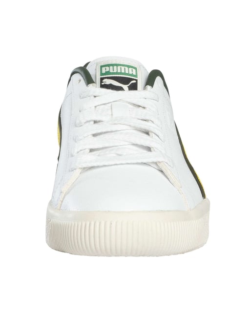 Puma Clyde Varsity Trainers, White - Image 4
