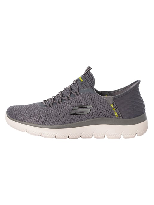 Skechers Slip-ins Summits High Range Trainers, Grey - Image 2